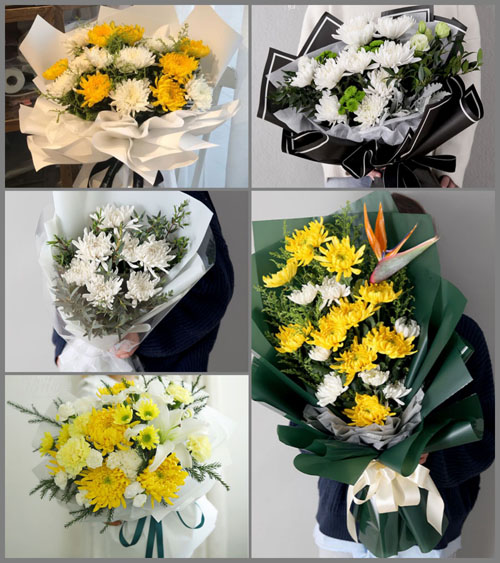浙江省绍兴诸暨市枫桥镇大干溪村白事花束代送